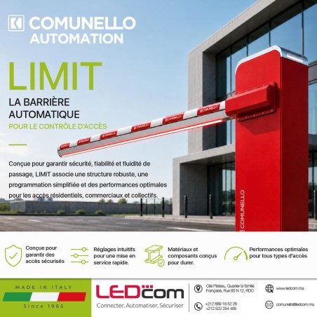 KIT LIMIT 600-24V (ONLY CABINET) +  TRAFFIC LIGHT OPTION  + SPLIT BOOM BAR(3+3) 6MT